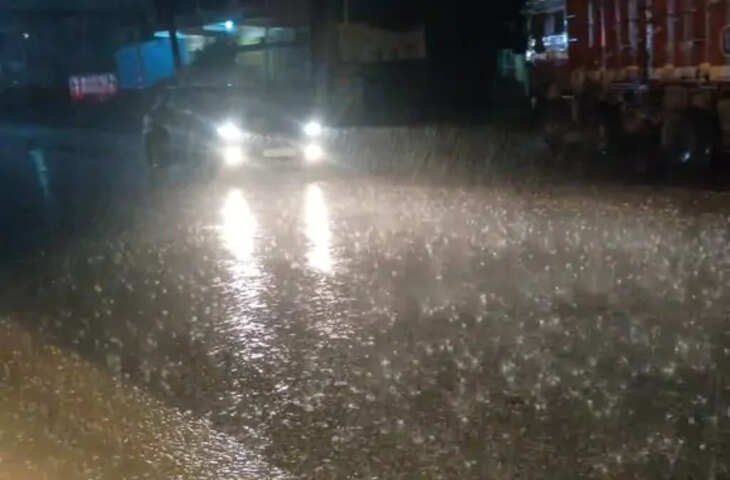 देवरिया में छह घंटे की बारिश से मौसम हुआ सुहावना: उमस भरी गर्मी से राहत, फोरलेन पर जलभराव से बढ़ी परेशानी