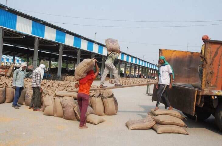 गेहूं की कटाई खत्म होने के करीब, करनाल के किसानों को 349 करोड़ रुपये का इंतजार