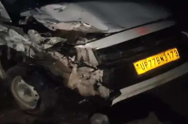 हमीरपुर में आवारा मवेशी को बचाने में भिड़ीं दो कारें, सात घायल; एक के हाथ में फ्रैक्चर