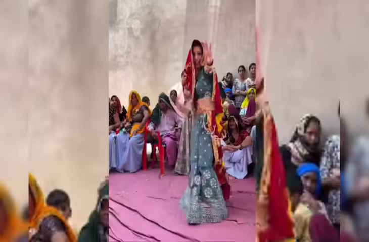 नई नवेली बहू का देसी डांस हुआ वायरल! ठुमकों और शानदार एक्सप्रेशन ने जीता ससुरालवालों का दिल