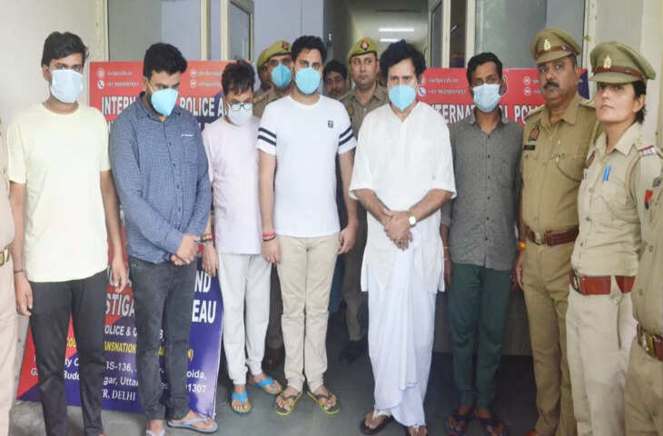 सेक्टर-70 में चल रहा फर्जी इंटरनेशनल कानून प्रवर्तन संगठन, सरगना विभाषचंद्र अधिकारी शातिर ठग