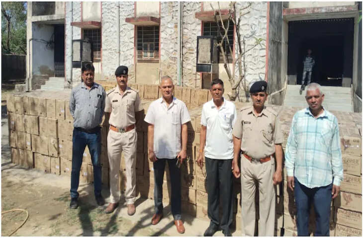 किशनगढ़ में आबकारी विभाग की बड़ी कार्रवाई, 22 ट्रेलरों से अवैध शराब और बीयर बरामद