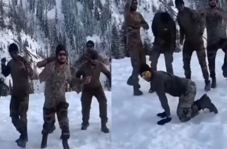 13,000 फीट पर बर्फ के बीच देश के जवानों का डांस, 'काला चश्मा' गाने पर बिखेरा जलवा, वीडियो ने मचाई धूम!