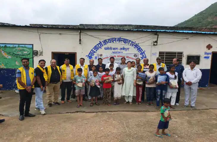 Alwar 65 बच्चों की आंखों व दांतों, स्वास्थ्य व स्वच्छता के बारे में जानकारी दी