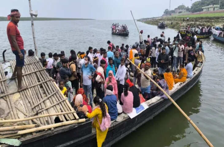 विक्रमशिला सेतु क्षतिग्रस्त: भागलपुर में यातायात ठप, नाव सेवा में भी संकट