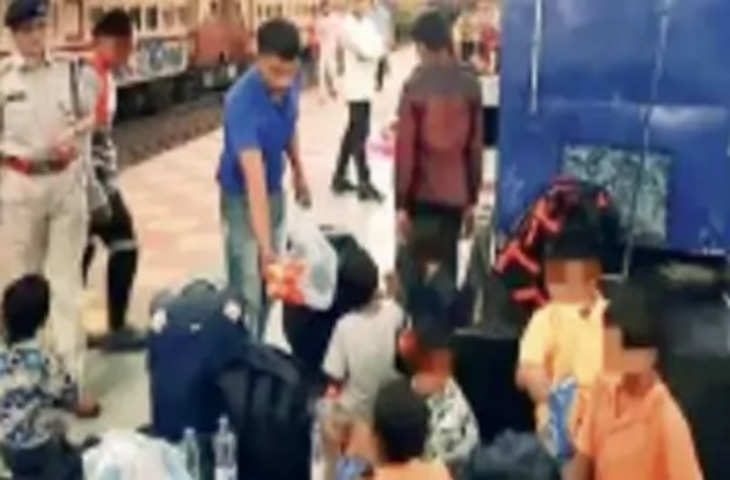 Durg हैदराबाद से ट्रेन में जा रहे 12 बच्चों को RPF ने किया रेस्क्यू, भेजा गया बालगृह