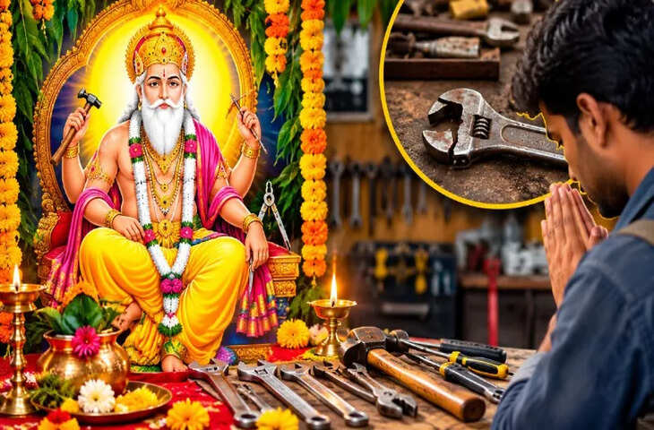 विश्वकर्मा पूजा से पहले साफ-सफाई: पुराने औजार, खराब मशीन और इलेक्ट्रॉनिक सामान रखें या हटाएं? जानें नियम