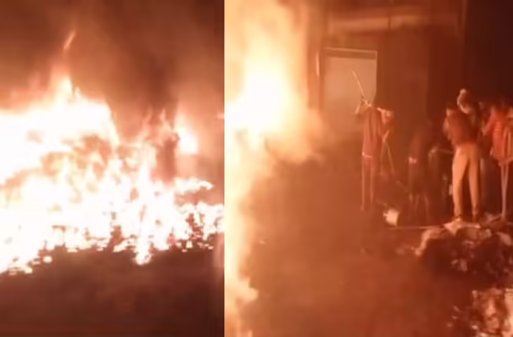 भांकरोटा अग्निकांड में आग पर काबू पाने वाले फायरकर्मियों के हौसले को सलाम, Video