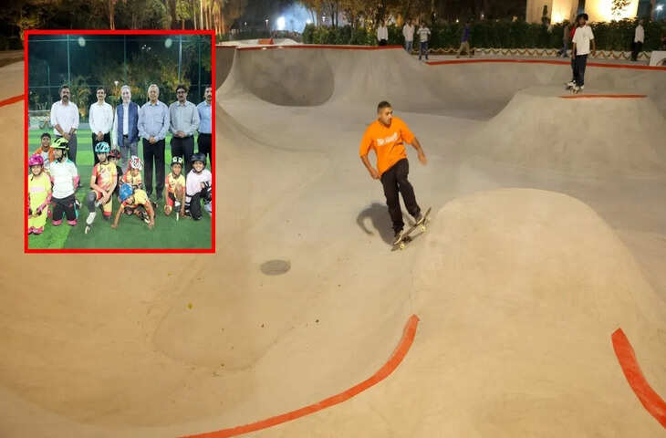 लखनऊ के गोमती नगर में खुला प्रदेश का सबसे बड़ा स्केट पार्क, खेल प्रेमियों को मिला नया आकर्षण