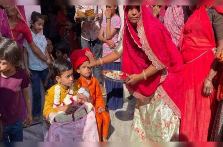 जालौर में &lsquo;ढूंढों उत्सव&rsquo; की धूम, नवजातों के उज्ज्वल भविष्य की कामना के साथ निभाई जाती है परंपरा