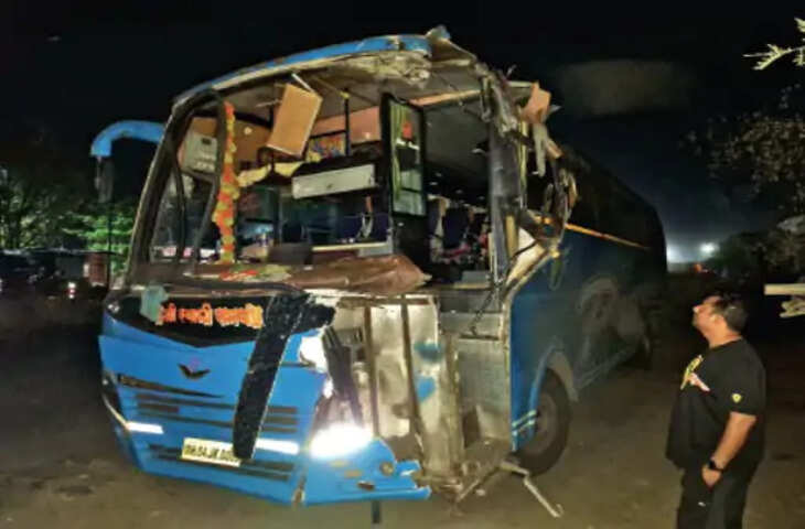 Bhopal तीर्थयात्रियों की बस से टकराई ट्रॉली, एक की मौत