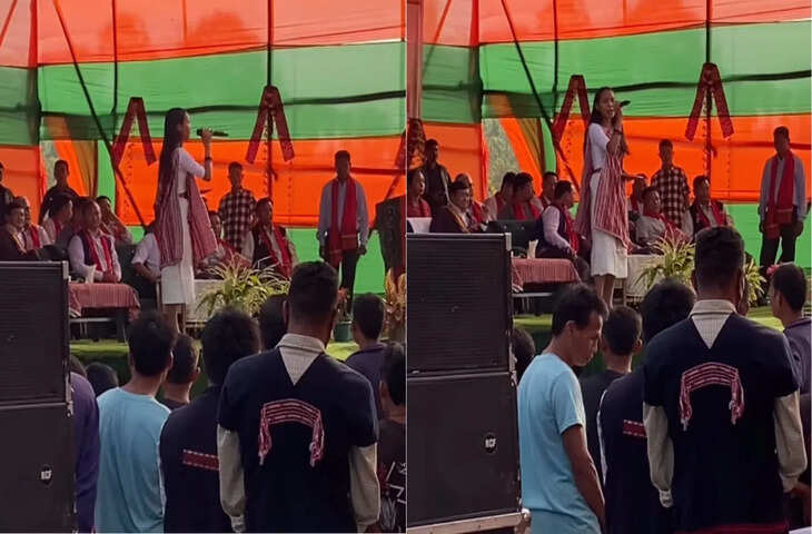 नॉर्थ-ईस्ट की इस लड़की ने गाया ऐसा गाना कि सुनते ही लोग हो गए फैन, वीडियो हो रहा वायरल&nbsp;