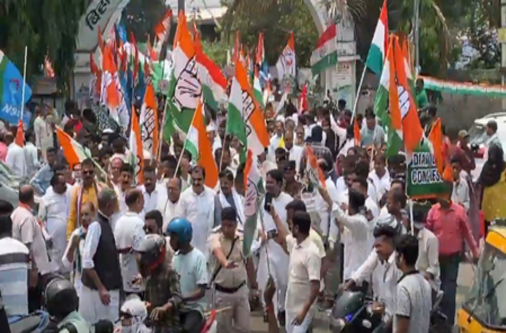 बिहार कांग्रेस की संविधान बचाओ पैदल यात्रा, प्रदेश अध्यक्ष राजेश राम ने कहा -किसी के मनमाफिक नहीं चलेगा देश