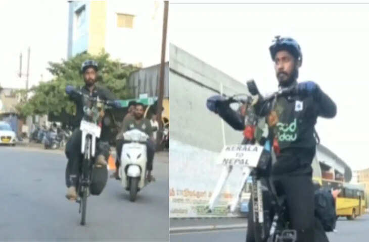 नशे के खिलाफ है सनीद की मुहिम, तय कर रहे हैं बिना फ्रंट व्हील के साइकिल चलाकर बना दिया रिकॉर्ड जैसा सफर