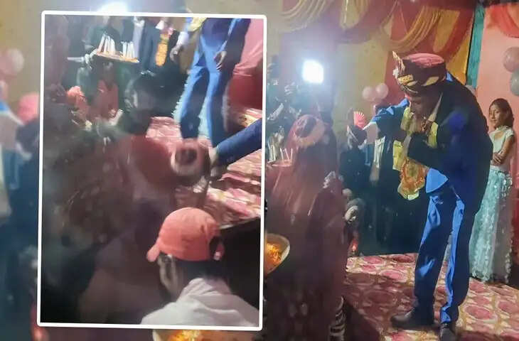 शादी का अनोखा वीडियो हुआ वायरल, खास पल बना हंसी का कारण