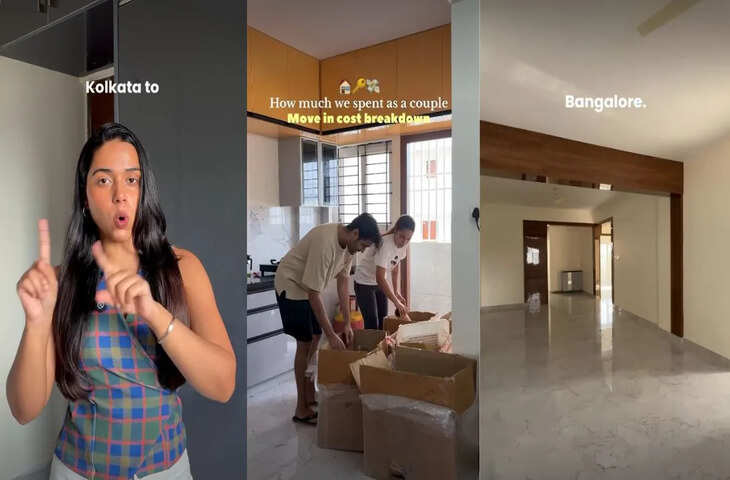 बेंगलुरु के कपल ने 3BHK फ्लैट में शिफ्ट होने के लिए ₹2.53 लाख खर्च किए, शेयर किया एस्टीमेट; Video Viral