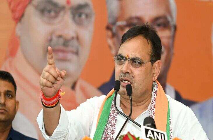 सीएम भजनलाल शर्मा का कांग्रेस पर जोरदार हमला, फुटेज में देखें बोले- कांग्रेसी पाकिस्तान की भाषा बोलते हैं, ये देश तोड़ने वाले