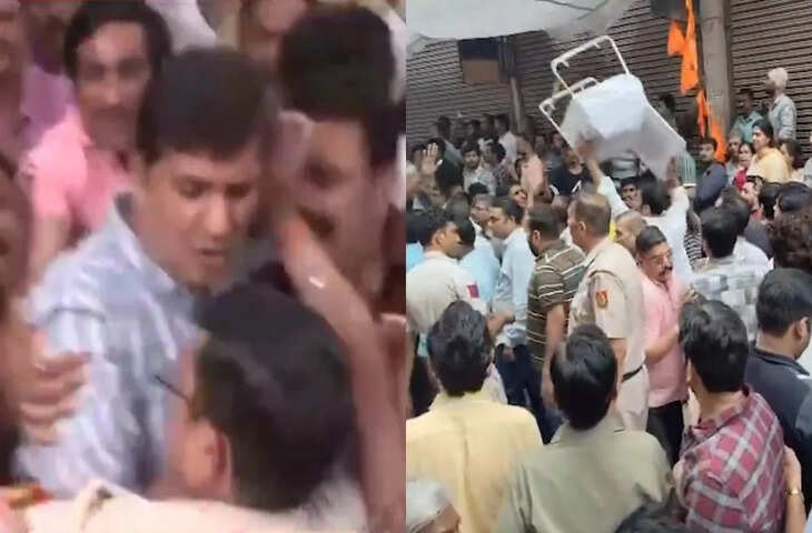 दिल्ली में बीजेपी-AAP कार्यकर्ताओं के बीच मारपीट, पालम अग्निकांड पीड़ितों से मिलने पहुंचे केजरीवाल तो हुआ हंगामा