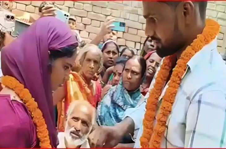 अजब-गजब लव स्टोरी: सीवान में प्रेमी-प्रेमिका रंगे हाथ पकड़े गए, रातभर पंचायत के बाद सुबह कराई गई शादी
