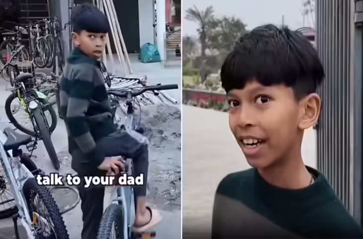 अमेरिकी टूरिस्ट ने हिंदुस्तानी बच्चे के लिए दिखाया बड़ा दिल, गिफ्ट की इतनी महंगी साइकिल की दंग रह गया बच्चा