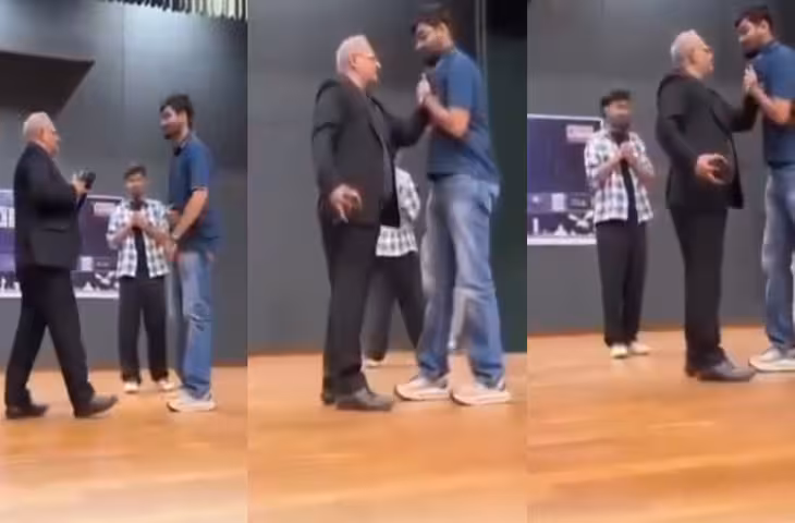 जल्दी बोल पनवेल निकलना है, कमेंट पर भड़के प्रोफेसर, छात्र को स्टेज पर बुलाकर पकड़ा कॉलर