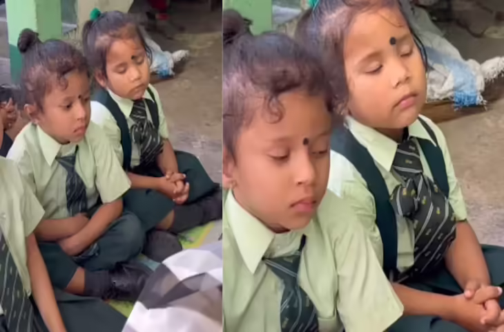 लंच के बाद क्लास में झपकी लेती बच्ची का क्यूट वीडियो वायरल, मासूमियत ने जीता लोगों का दिल