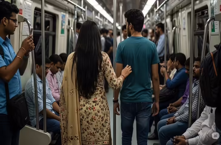 मेट्रो में छेड़छाड़ पर ऑन-स्पॉट एक्शन! लड़की के साथी ने बदमाश को सरेआम दे डाली सजा, ताबड़तोड़ वायरल हो रहा VIDEO&nbsp;