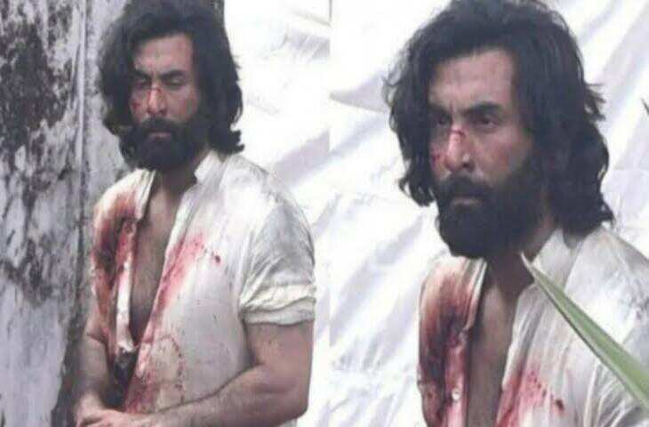 'लव एंड वॉर' से रणबीर कपूर का धांसू लुक आउट: मोटी मूंछें, खून से सनी शर्ट और गॉगल्स में दिखे बेहद रौबदार
