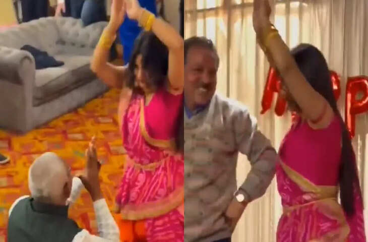 Viral Dance Video: हाथ में बोतल, चेहरे पर मुस्कान और सामने हसीना को देख छलक पड़ी चचा की जवानी,देखे वीडियो