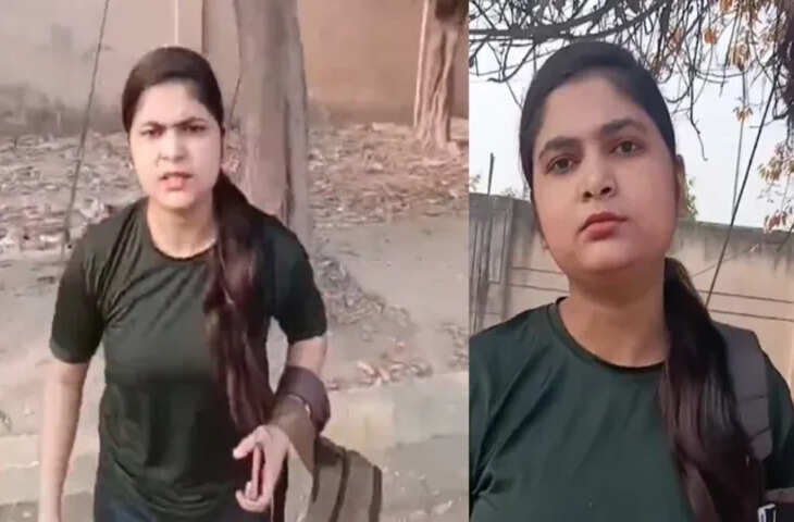 पैसे देने से मना किया तो बढ़ा विवाद, राइडर और युवती के बीच सड़क पर जमकर बहस, वीडियो वायरल