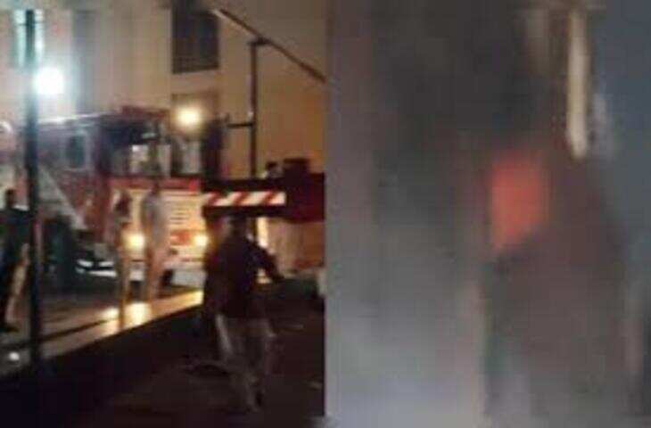 जालोर के भीनमाल उप जिला अस्पताल में आग से मची अफरा-तफरी, वीडियो में देंखे 20 मिनट में दमकल ने पाया काबू, मरीजों को सुरक्षित शिफ्ट किया गया