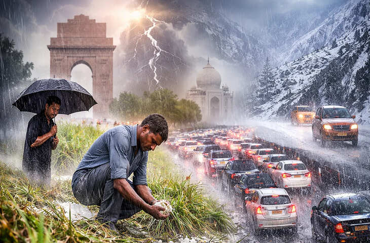 देश के पांच राज्यों में बदलेगा मौसम का मिजाज, वीडियो में देंखे आंधी-बारिश और बर्फबारी की चेतावनी जारी