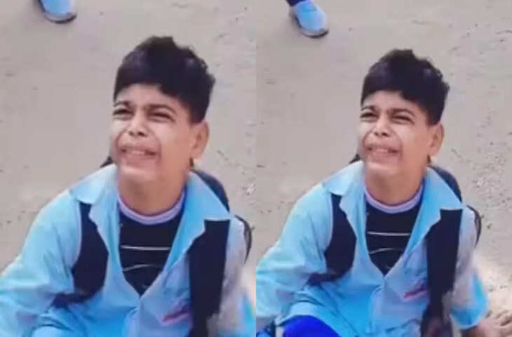 दिल्ली में स्कूली छात्र का बंकिंग पर मज़ेदार रिएक्शन, पुलिसकर्मी भी हँस पड़े, Viral Video&nbsp;