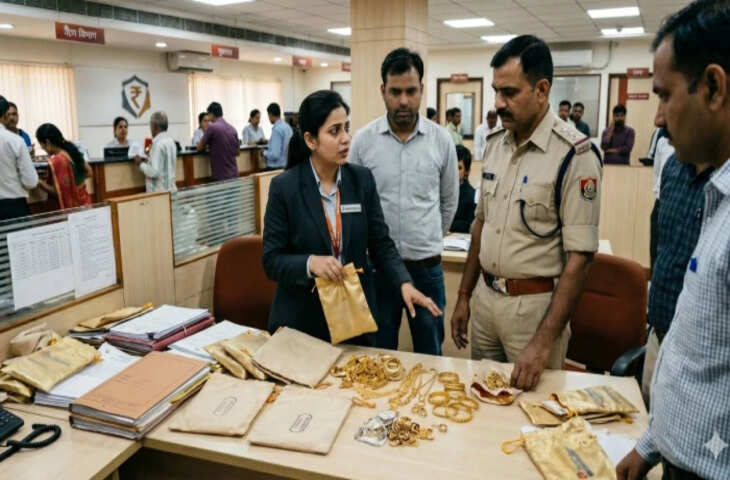 बिलासपुर में 1.38 करोड़ का गबन: गोल्ड लोन में नकली आभूषण रखकर बैंक को लगाया चूना