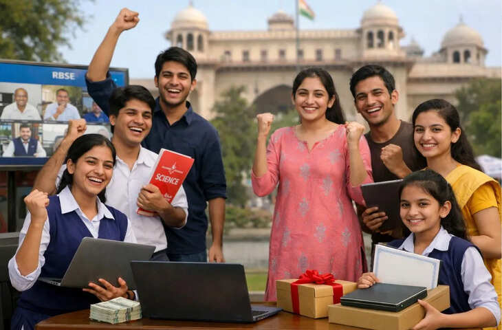 राजस्थान बोर्ड 12वीं रिजल्ट जारी, टॉपर्स को 75 हजार रुपए की प्रोत्साहन राशि मिलेगी