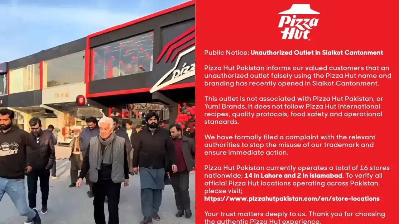 फीता काटने पहुंचे पाकिस्तान के रक्षा मंत्री की कट गई नाक, फर्जी Pizza Hut का उद्घाटन कर करवाई इंटरनेशनल बेइज्जती