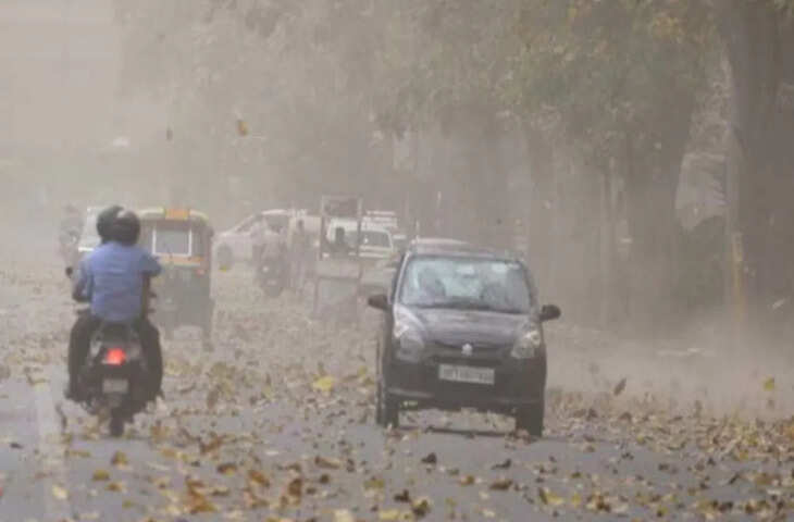 दिल्ली-एनसीआर में धूल भरी आंधी से मौसम बदला, भीषण गर्मी से मिली आंशिक राहत