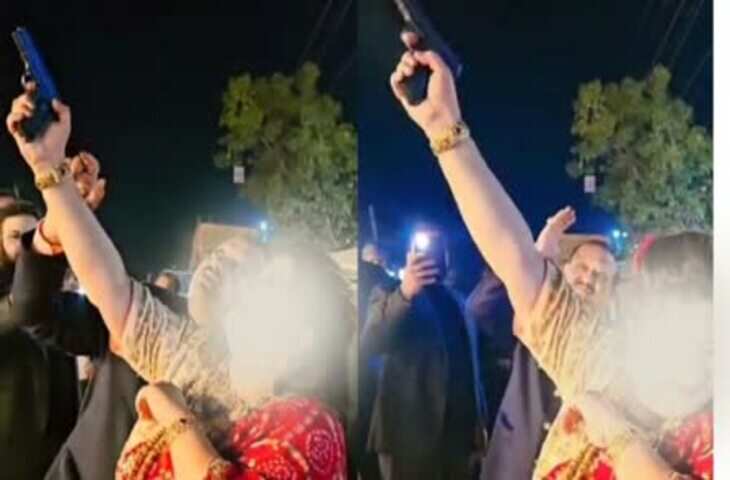 स्सोश्ल मीडिया क्वीन बनी ‘पिस्टल वाली भाभी’! बहरी महफ़िल में ताबड़तोड़ किये 5 फायर, यहाँ देखे Viral Video 