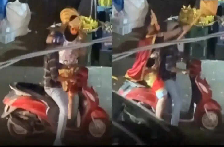 रामलीला में पहुंचने के लिए लेट हुए हनुमान जी ने बुक की राइड, वायरल हुआ सबसे क्यूट मोमेंट