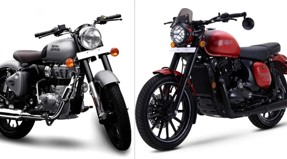 New Jawa 42 FJ Vs Royal Enfield Classic 350 जाने इंजन, फीचर्स के मामले ...