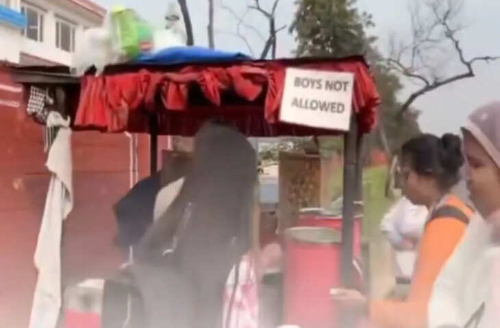 गोलगप्पे की स्टाल पर दिखा कुछ ऐसा जिसे देख घूम जाएगा हर लड़के का दिमाग, Viral Video देख आप भी रह जाएंगे दंग 