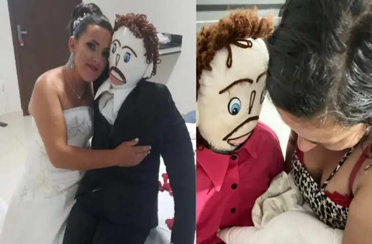 अनोखी प्रेम कहानी: कपड़े के गुड्डे से रचाई&nbsp;शादी अब महिला बनी चौथे बच्चे की मां,&nbsp;VIDEO देख भन्ना जाएगा दिमाग&nbsp;