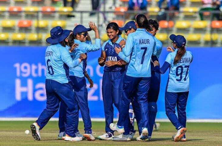 एशियन गेम्स विमेंस क्रिकेट: भारत ने जीता गोल्ड मेडल; मंधाना की 79 रनों की पारी और दीप्ति के 3 विकेट से श्रीलंका पस्त