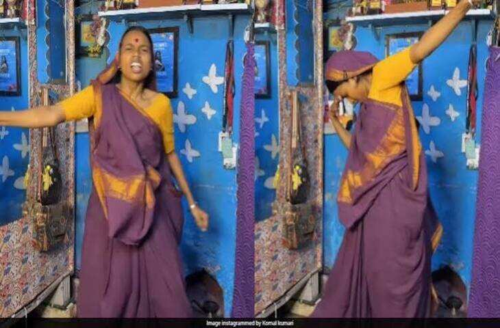 Blue Saree Dance Video: नीली साड़ी में आंटी जी का जबरदस्त डांस, बीच सड़क पर लगाए ठुमके तो देखते रह गए लोग