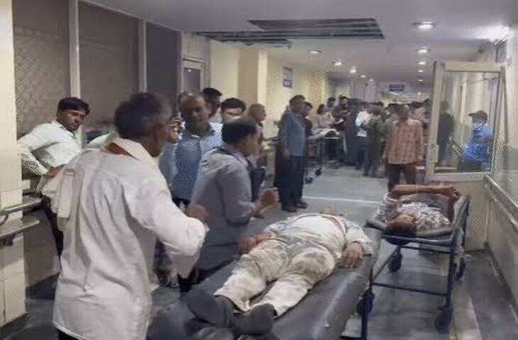 जयपुर में बड़ा हादसा: FTI ऑफिस की छत गिरी, 11 से ज्यादा मजदूर घायल; मची अफरा-तफरी