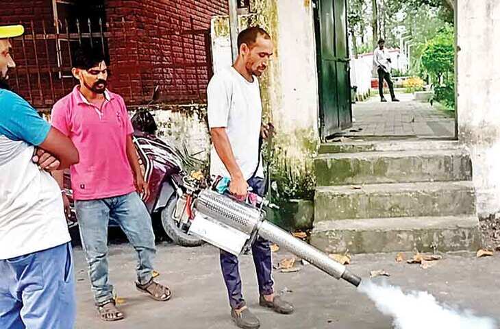 Dharamashala नप पांवटा साहिब ने वार्ड में शुरू की फॉगिंग