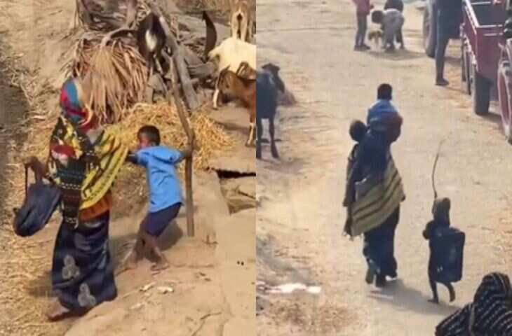 Video Viral: स्कूल जाने से बच रहा था बच्चा, फिर मां ने लगाईं ऐसी तरकीब देखकर उड़ जाएंगे होश&nbsp;
