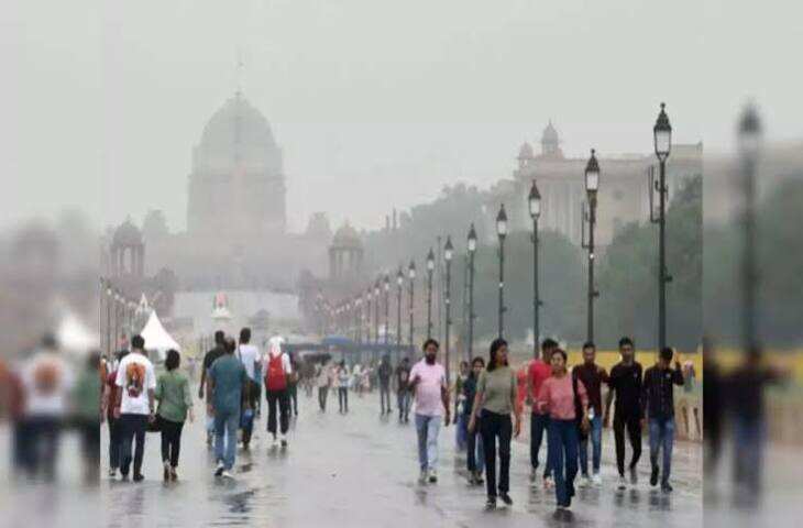 दिल्ली-NCR Weather Report: काले बादलों का डेरा, बारिश से मौसम हुआ सुहाना!