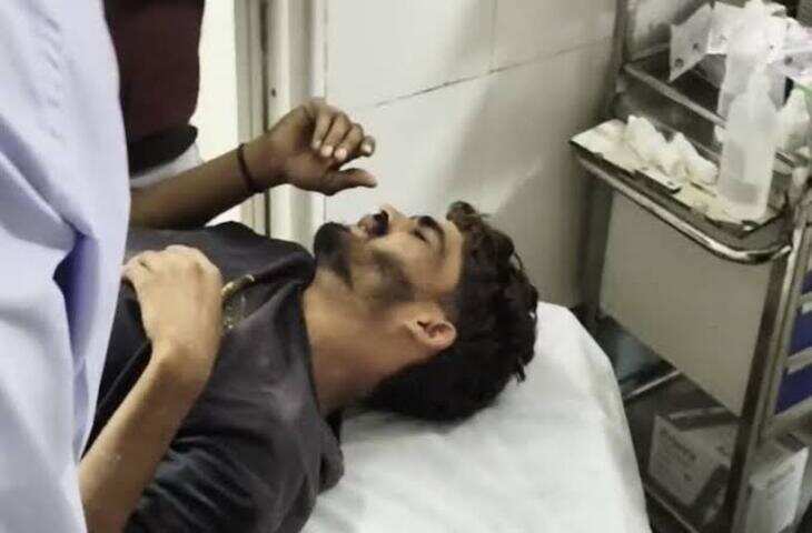 भरतपुर में युवक को घेरकर पैरों में मारी गोली, फुटेज में देंखे 6 लोगों पर फायरिंग का आरोप; वारदात के बाद फरार हुए आरोपी