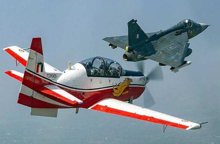 वायुसेना को मिला स्वदेशी ट्रेनर विमान HTT-40 &lsquo;अंकुर&rsquo;, वीडियो में जाने HAL ने शुरू की 70 विमानों की डिलीवरी